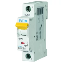 Kismegszakító 1P 25A C-jelleg 230V AC 10kA/60898 PL7-C25/1 EATON