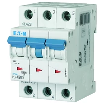 Kismegszakító 3P 20A C-jelleg 400V AC 10kA/60898 PL7-C20/3 EATON