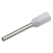 Érvéghüvely DIN-VDE szigetelt normál 0.75mm2 6mm fehér TRACON