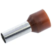 Érvéghüvely szigetelt normál 25mm2 36mm barna H25,0/36 BR Weidmüller