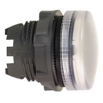 Jelzőlámpa fej d22 LED-hez kerek fehér magas 1-lámpa fekete IP66 Harmony XB5 Schneider