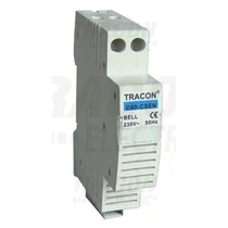Csengő sorolható 75dB folyamatos hang 230V AC 1M IP20 TRACON