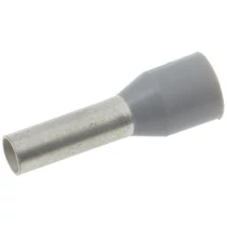 Érvéghüvely DIN-VDE szigetelt normál 4mm2 18mm szürke TRACON