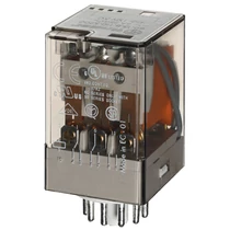 Általános célú relé 10A 3-v dugaszolós 24VAC monostabil IP20 60.13.8.024.0040 FINDER