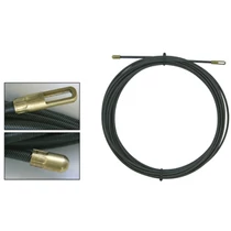 Behúzószál 30m, átmérő: 4mm spirál acél Haupa