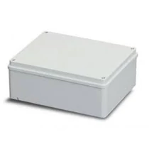 Kötődoboz falonkívüli műanyag 220mm x 170mm 80mm szürke teli fedél-fedél IP55 System Pro E ABB