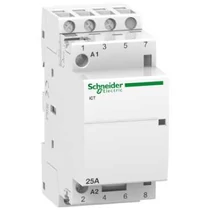 Installációs kontaktor sorolható 25A 400V AC 3-z 220-240V AC-műk 2mod Acti9 iCT Schneider
