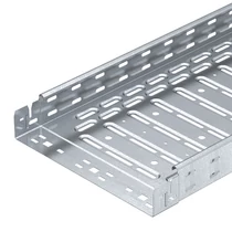 Kábeltálca gyorsösszekötős 3m acél szalaghorganyzott 60mmx 100mmx RKSM 610 FS OBO-BETTERMANN
