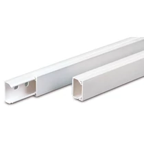 Vezetékcsatorna mini műanyag 25mm x 16mm 2000mm x fehér kezeletlen halogénmentes MIK16/25 Dietzel