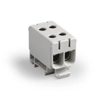 Univerzális sorkapocs szürke 2,5-50mm2Cu 6-50mm2Alu 2P csavaros 4csatl./>25 mm2 KE66 Ensto Elsto