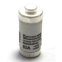 Biztosítóbetét D02 63A gL/gG 400V réz-színkód D02GG40V63 MERSEN
