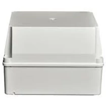 Kötődoboz falonkívüli műanyag 310mm x 240mm 160mm szürke teli fedél-fedél IP55 System Pro E ABB