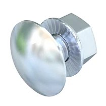 Félgömbfejű csavar kombianyával M 6x 12mm tűzihorganyzott FRSB 6x12 F OBO-BETTERMANN