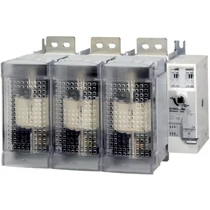 Biztosítós szakaszolókapcsoló NH3 3-pólus 630A 690V ráépíthető IP2X Fuserbloc SOCOMEC