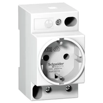Dugaszolóaljzat sínre sorolható 250V AC 16A 2.5M Acti9 iPC Schneider