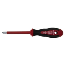 Csavarhúzó mágneses zöld-fekete Philips PH 3 egyenes 150mm szigetelt 1000V VDE Haupa