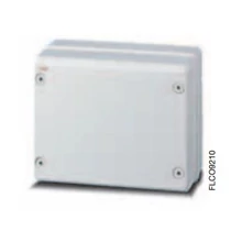 Kötődoboz falonkívüli műanyag 275mm x 220mm 140mm szürke teli fedél-fedél IP65 System Pro E ABB