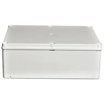 Kötődoboz falonkívüli műanyag 310mm x 240mm 110mm szürke teli fedél-fedél IP55 System Pro E ABB