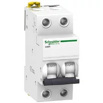 Kismegszakító 2P 10A C-jelleg 400V AC 6kA/60898 Acti9 iK60N Schneider