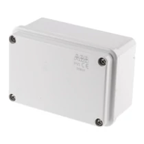 Kötődoboz falonkívüli műanyag 105mm x 70mm 50mm szürke teli fedél-fedél IP55 System Pro E ABB
