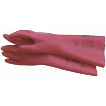 Gumikesztyű 1000V 10-es méret latex ívzárlat-álló piros Haupa