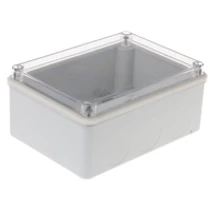 Kötődoboz falonkívüli műanyag 151mm x 110mm 66mm szürke teli fedél-fedél IP55 System Pro E ABB