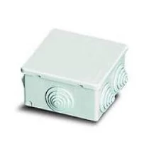 Kötődoboz falonkívüli műanyag 65mm x 65mm 32mm szürke teli fedél-fedél IP44 System Pro E ABB