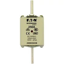 NH biztosítóbetét 250A gL/gG 500V AC 120kA kombikijelző-kioldásjelzéssel Bussmann EATON