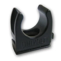 Univolt CL 16 Csőbilincs MÜII 16mm-csőátmérőhöz műanyag 1db csőhöz fekete sorolható Dietzel