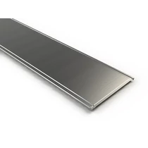 Kábeltálca fedél 100mm-sz 3000mm szalaghorganyzott bepattintott-rögzítés TERE 100 GS BASOR