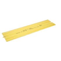 Kábelfedlap "Erősáramű kábel" felirattal 1000x250x1,8mm műanyag sárga KPL 250 Dietzel