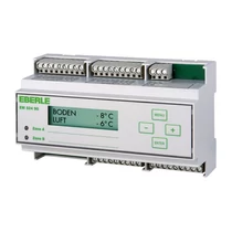 Jégmentesítő fűtés szabályozó sorolható rámpa-/ereszhez 2zóna 16A 230-250V 50-60Hz IP20 EBERLE