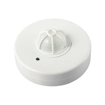 Mozgásérzékelő mennyezeti 12m/előre 360° PIR 1200W 230V fehér IP20 ANCO