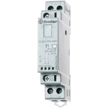 Installációs kontaktor sorolható 25A 250V 2-z 12V AC/DC-műk 1mod 22.32.0.012.4320 FINDER