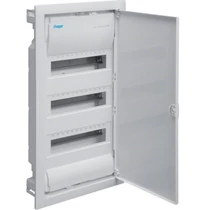 Volta kiselosztó IP30, 3x12M, süllyesztett, teli ajtós, 595x314,5x87mm falkivágásba