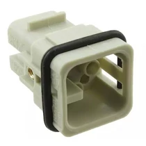 Ipari csatlakozó betét apa 7P 10A 250V krimpelt csapos termoplaszt-betét Han 7D-STI-C HARTING