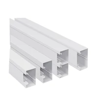 Parapetcsatorna 100mm x 50mm x 2000mm kezeletlen műanyag fényesfehér fedéllel DLP-S LEGRAND