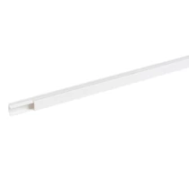 Minicsatorna öntapadós 24mm x 2000mm kezeletlen műanyag fényesfehér DLP ECO mini LEGRAND