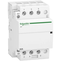 Installációs kontaktor sorolható 40A 400V AC 3-z 220-240V AC-műk 3mod Acti9 iCT Schneider