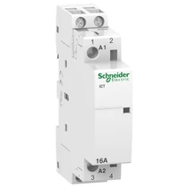 Installációs kontaktor sorolható 16A 250V AC 2-z 220V AC-műk 1mod Acti9 iCT Schneider