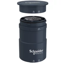 Jelzőoszlop alapmodul fedéllel csőtengelyes beépítés álló fekete Harmony XVUC Schneider