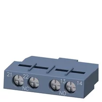 Segédérintkező blokk homlokoldali 3RV2-höz 1z 1ny 0.5A/AC15/230V csavaros SIRIUS SIEMENS