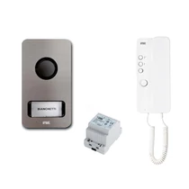 Kaputelefon készlet audio 4+n 1kaputábla 1lakástelefon Mikra/Miro URMET