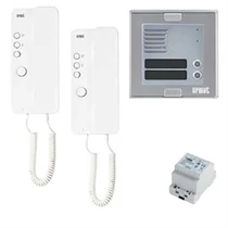 Kaputelefon készlet audio 4+n 1kaputábla 2lakástelefon SinthesiS2/Miro URMET
