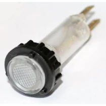 Jelzőlámpa kompakt műa. d10 1x fehér 24V AC/DC kerek lapos fényforrással L-10/24 VA Elektronika