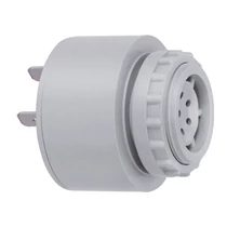 Zümmögő előlapba d29mm folyamatos hang 90dB 24V AC/DC szürke-ház műanyag süllyesztett IP30 WERMA