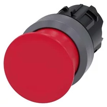 Gomba nyomófej d22 30mm piros visszaugró SiriusAct SIEMENS