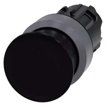 Gomba nyomófej d22 30mm fekete visszaugró SiriusAct SIEMENS