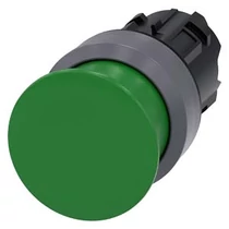 Gomba nyomófej d22 30mm zöld visszaugró SiriusAct SIEMENS