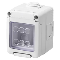 COMBI SYSTEM szerelvénydoboz FK szürke, gumimembrános 2 modulos, IP55 GW27042